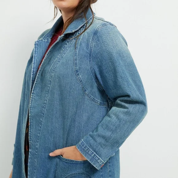 Anthroplogie Peggy Denim Duster Jacket - Picture 4 of 15